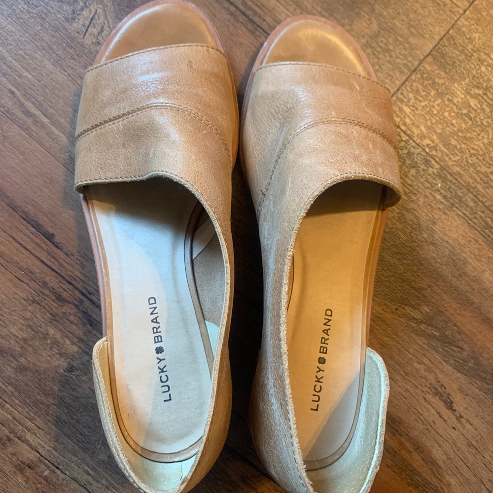 Lucky Brand Women's Tan Leather Shoes